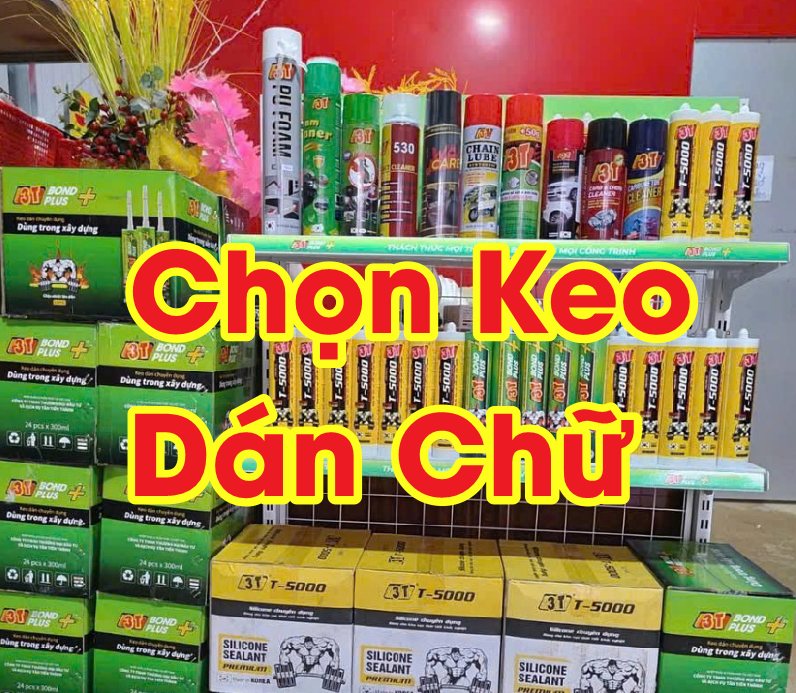 Dán chữ mica lên alu nên dùng keo gì cho bền, hiệu quả cao?