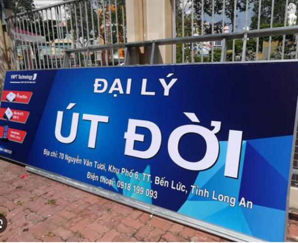 Bảng alu dán decal, Decal dán lên nền alu - 3D Quảng Cáo