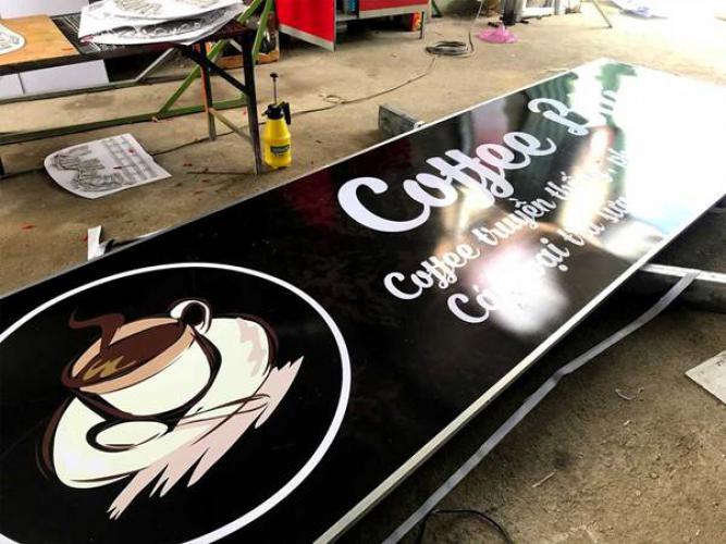 Bảng alu dán decal, Nền alu nội dung dán decal - 3D Quảng Cáo CN3