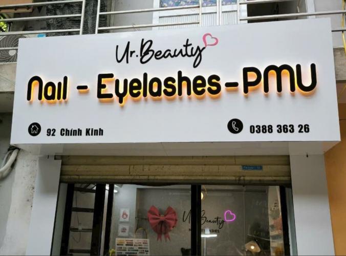 bảng hiệu spa nền trắng đèn sáng hắc chân đẹp sang trọng, bảng hiệu shop spa đượ... - Quảng Cáo Ad Shop