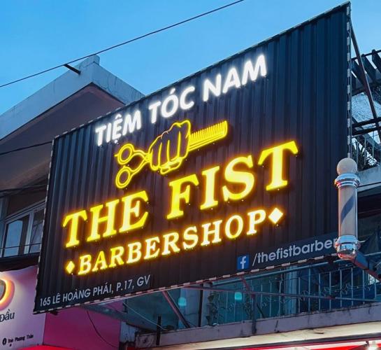 Bảng hiệu khung sắt