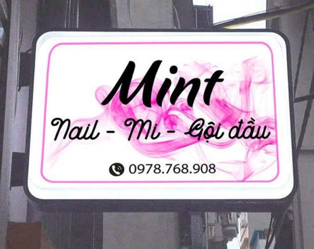 Hộp đèn mica hút nổi