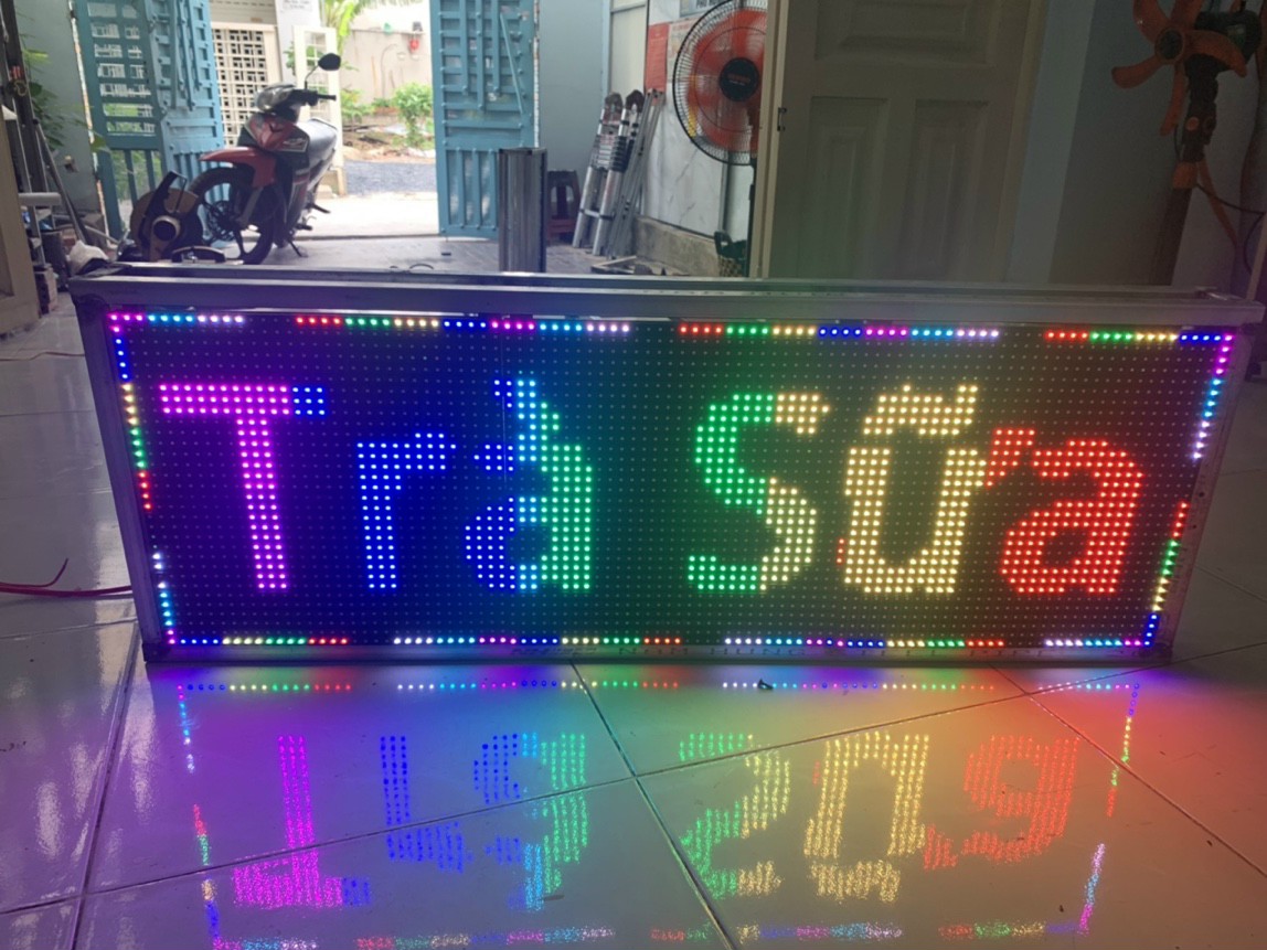 Hộp đèn led ma trận 3 màu, Bảng led ma trận 3 màu, bảng được lắp ghép từ nhiều t... - 3D Quảng Cáo CN3