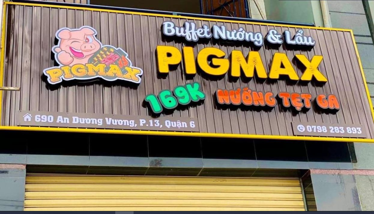 Bảng hiệu nền tôn, thanh lam tôn