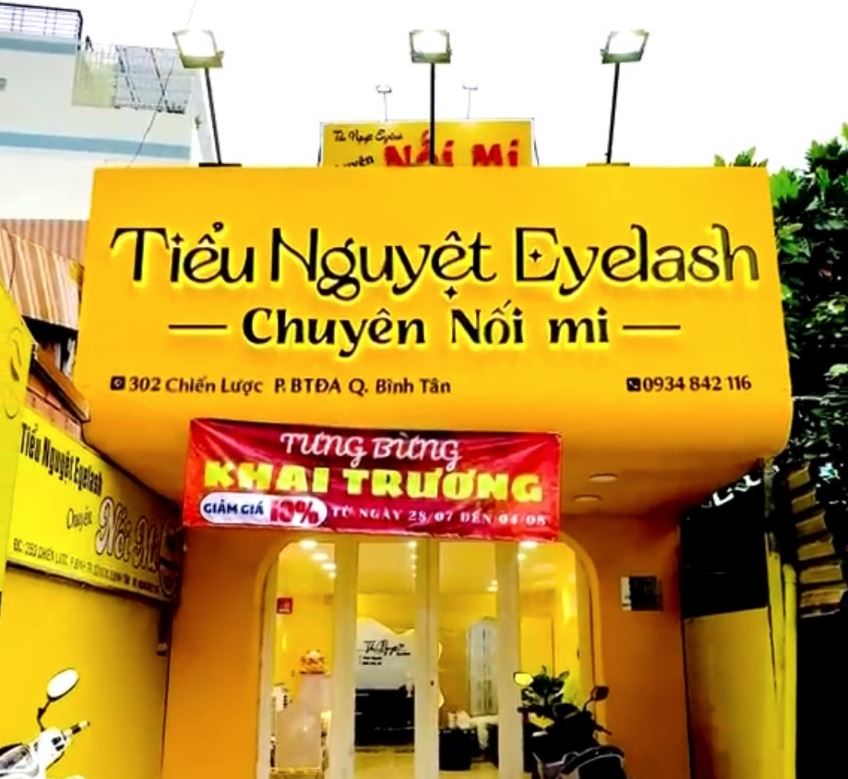 biển quảng cáo alu vàng bóng đèn sáng chân siêu nổi, mặt dựng của biển quảng cáo... - 3D Quảng Cáo CN3