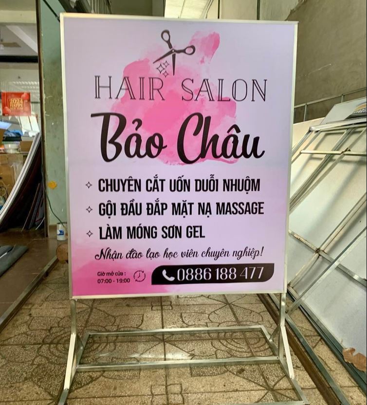 biển quảng cáo giá rẻ, không đèn có chân đứng, biển quảng cáo làm bằng chất liệu... - Quảng Cáo Ad Shop