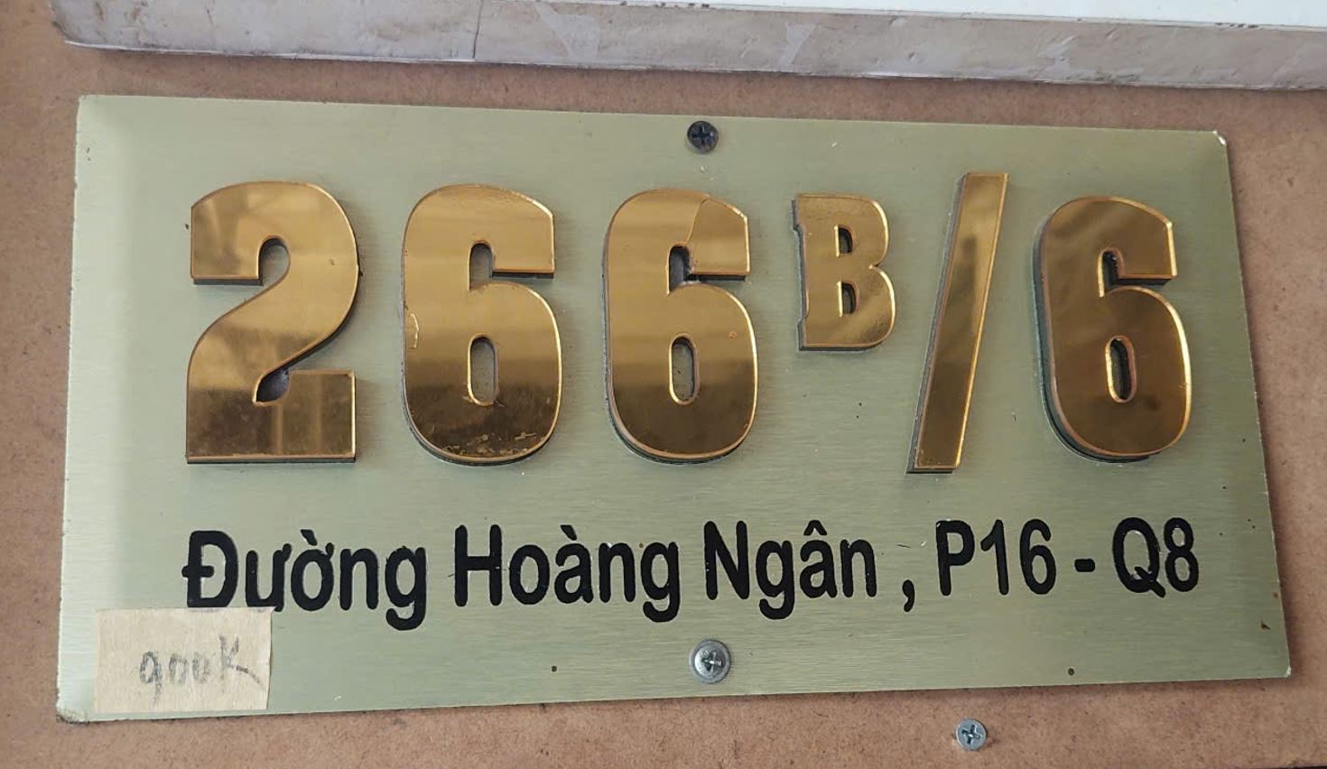 biển số nhà sang trọng