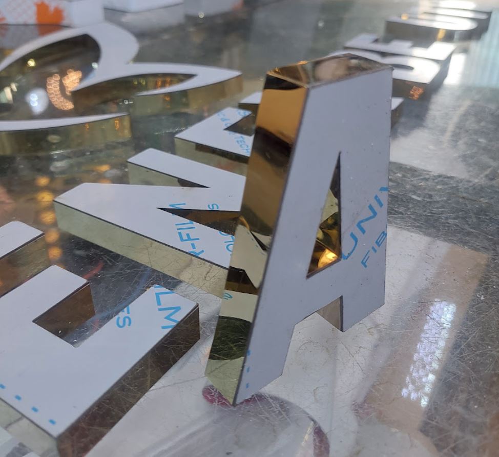 chữ inox vàng sang trọng giá rẻ