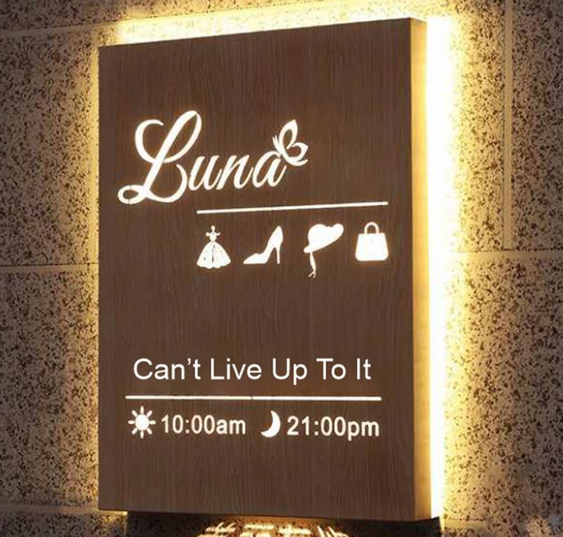 hộp đèn alu vân gỗ ốp tường, nội dung mica sáng mặt, đèn sáng hắt chân sang trọn... - Quảng Cáo Ad Shop