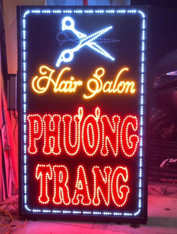 Hộp đèn vẫy led 2 mặt siêu nổi giá rẻ