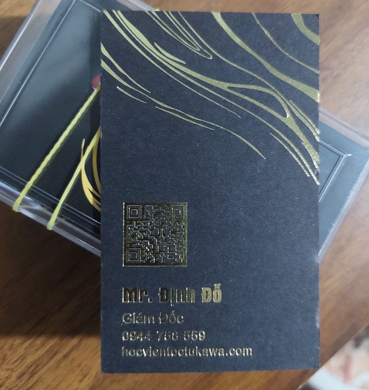 name card in giấy ánh kim sang trọng, In name card giấy ánh kim sang trọng phù h... - 3D Quảng Cáo CN3