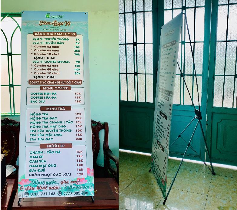 Standee Đứng Chữ X Giá Rẻ – Giải Pháp Bảng Quảng Cáo Gọn Nhẹ, Linh Hoạt Cho Mọi ... - Quảng Cáo Ad Shop