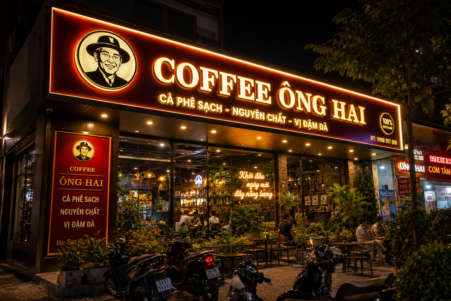 THIẾT KẾ BẢNG HIỆU CAFE SANG TRỌNG – NÂNG TẦM ĐẲNG CẤP THƯƠNG HIỆU, Một qu&aacut... - Quảng Cáo Ad Shop