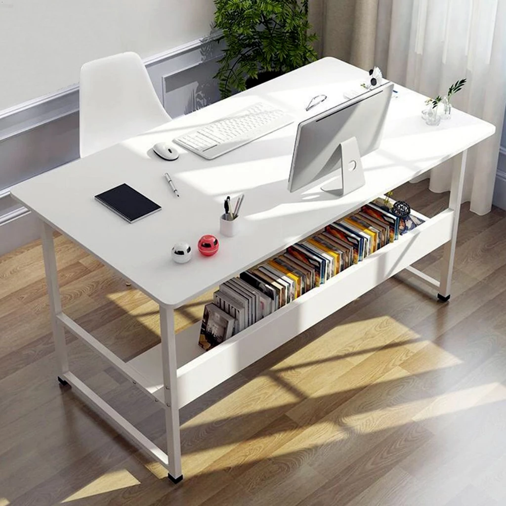 Bàn làm việc học tập gỗ, văn phòng, tại nhà HOLI SMART FURNITURE BLV kích thước 80x40cm, 100x50cm